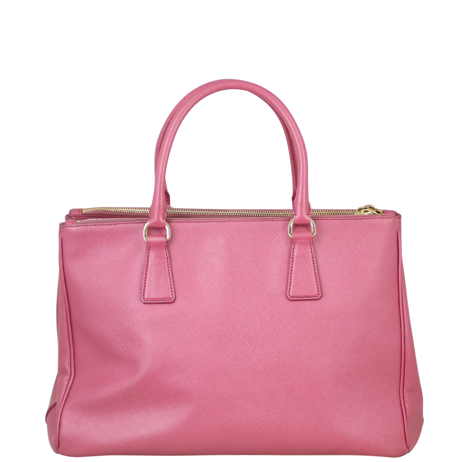 Prada Saffiano Lux Galleria Double Zip Tote Medium Back