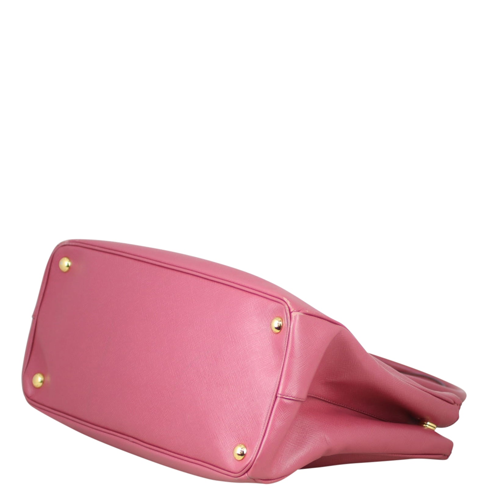 Prada Saffiano Lux Galleria Double Zip Tote Medium Corner