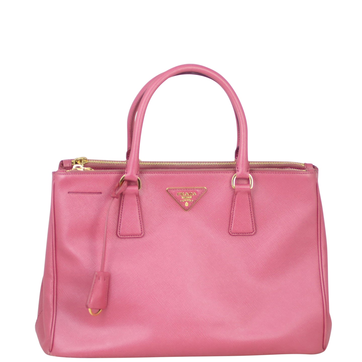 Prada Saffiano Lux Galleria Double Zip Tote Medium Front