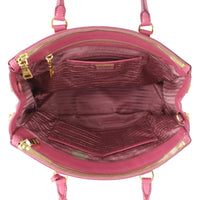 Prada Saffiano Lux Galleria Double Zip Tote Medium Whole interior