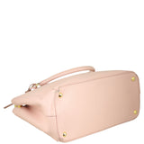 Prada Saffiano Lux Galleria Double Zip Tote Medium Corner