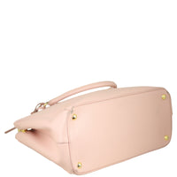 Prada Saffiano Lux Galleria Double Zip Tote Medium Corner