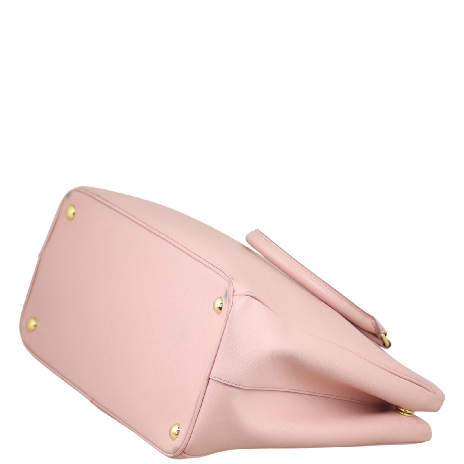 Prada Saffiano Lux Galleria Double Zip Tote Medium Corner