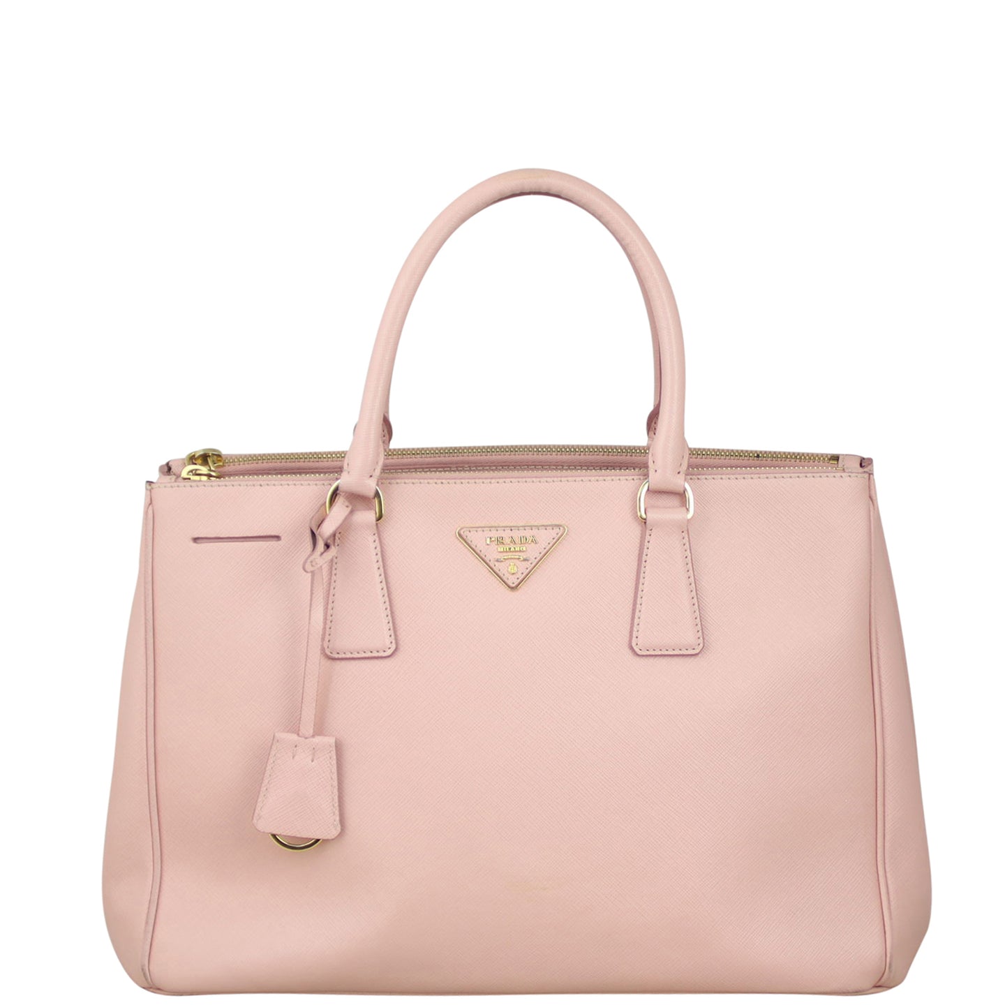 Prada Saffiano Lux Galleria Double Zip Tote Medium Front