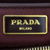 Prada Saffiano Lux Galleria Double Zip Tote Medium Stamp