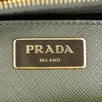 Prada Saffiano Lux Galleria Double Zip Tote Medium Stamp