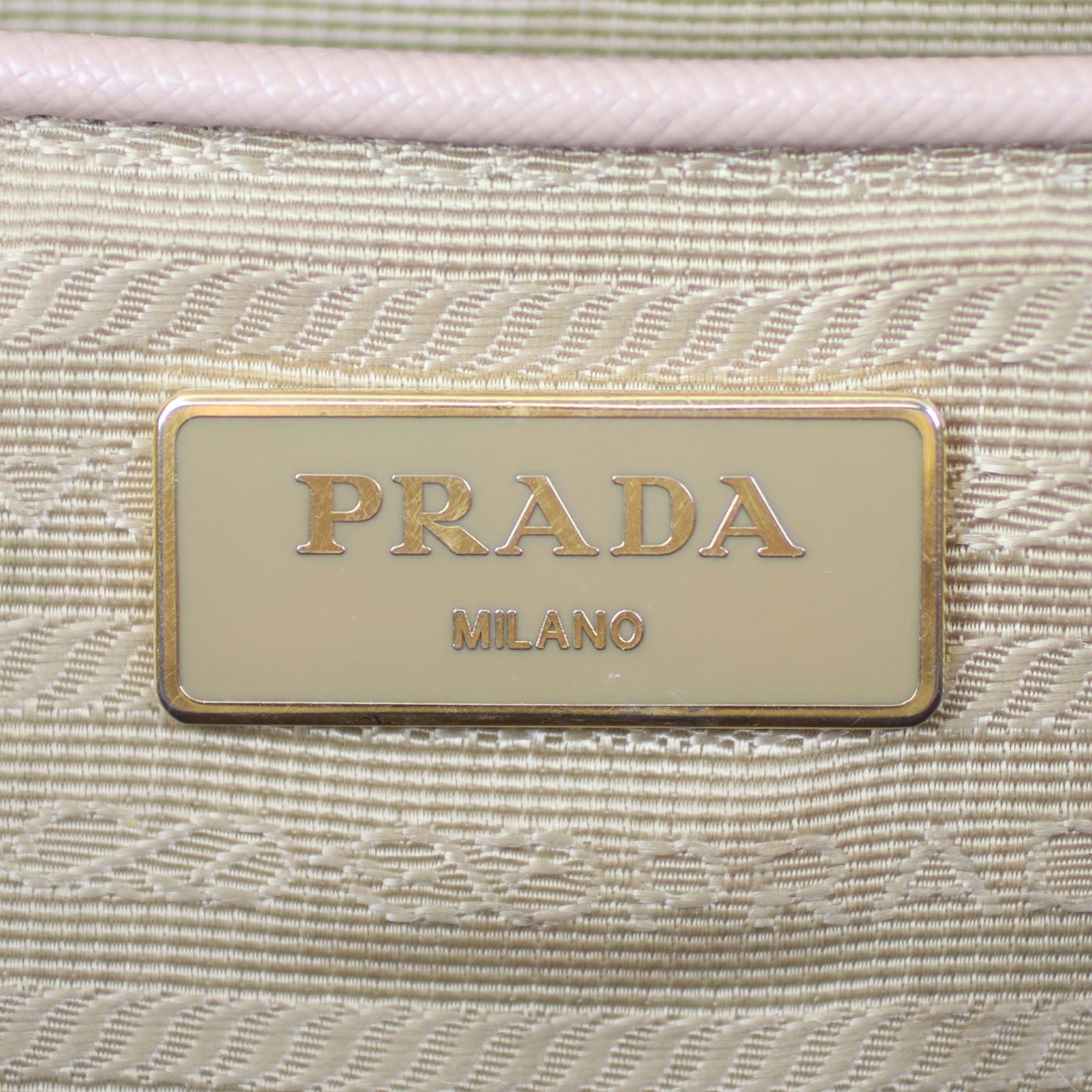 Prada Saffiano Lux Galleria Double Zip Tote Medium Stamp