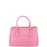 Prada Saffiano Lux Galleria Double Zip Tote Mini Back