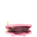 Prada Saffiano Lux Galleria Double Zip Tote Mini Interior