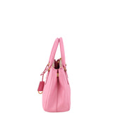 Prada Saffiano Lux Galleria Double Zip Tote Mini Left