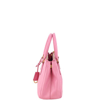 Prada Saffiano Lux Galleria Double Zip Tote Mini Left