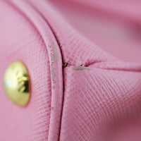 Prada Saffiano Lux Galleria Double Zip Tote Mini Lining