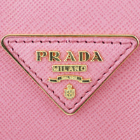 Prada Saffiano Lux Galleria Double Zip Tote Mini Logo