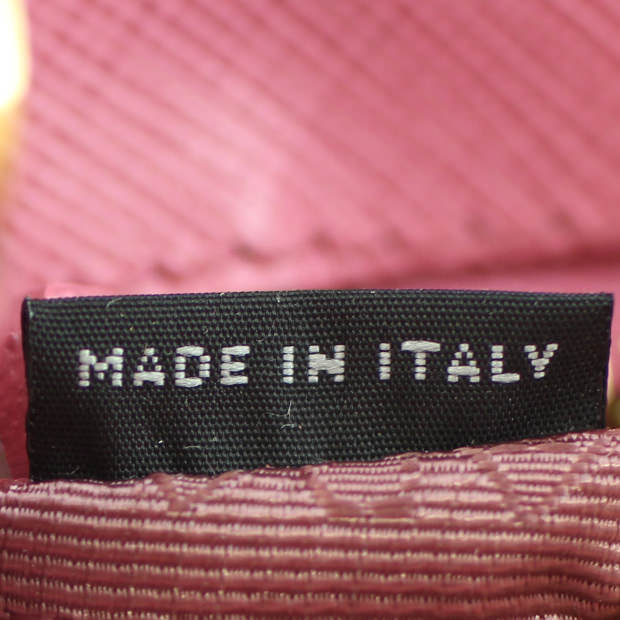 Prada Saffiano Lux Galleria Double Zip Tote Mini Stamp