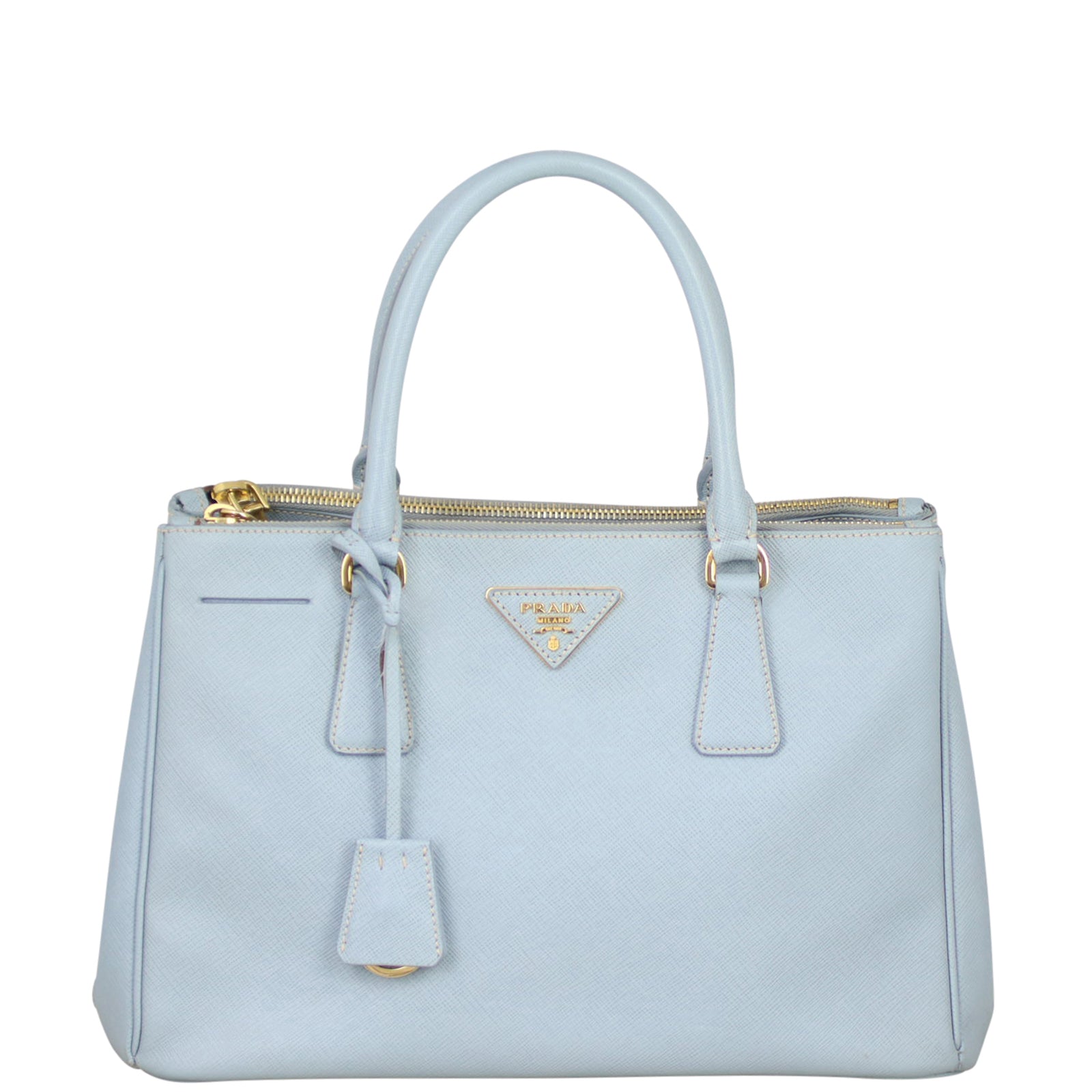 Prada Saffiano Lux Galleria Double Zip Tote Front