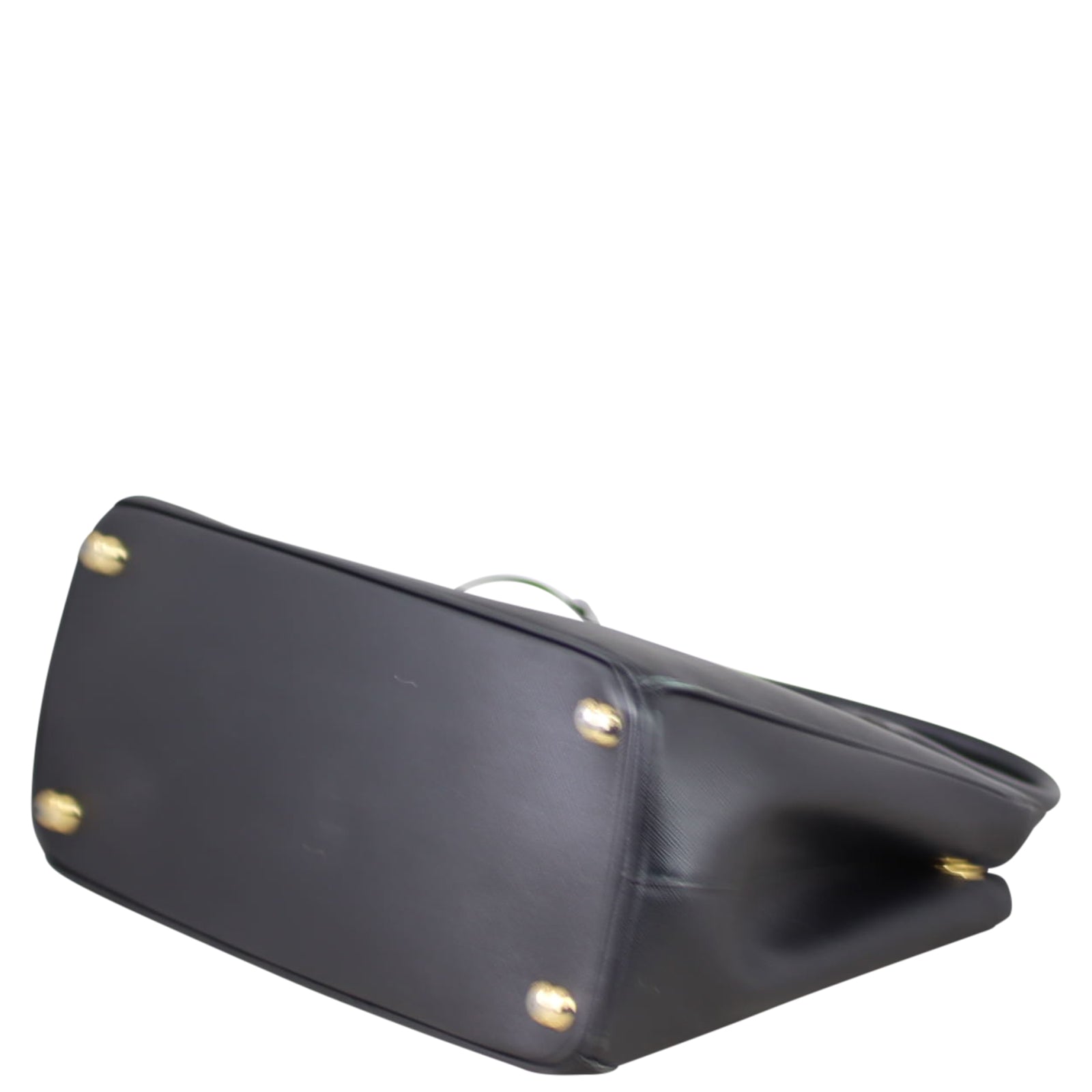 Prada Saffiano Lux Galleria Double Zip Tote Small Corner