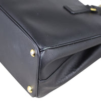 Prada Saffiano Lux Galleria Double Zip Tote Small Corner