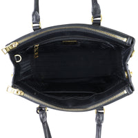 Prada Saffiano Lux Galleria Double Zip Tote Small Whole interior