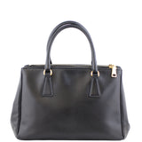 Prada Saffiano Lux Galleria Double Zip Tote Small Back