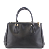 Prada Saffiano Lux Galleria Double Zip Tote Small Back