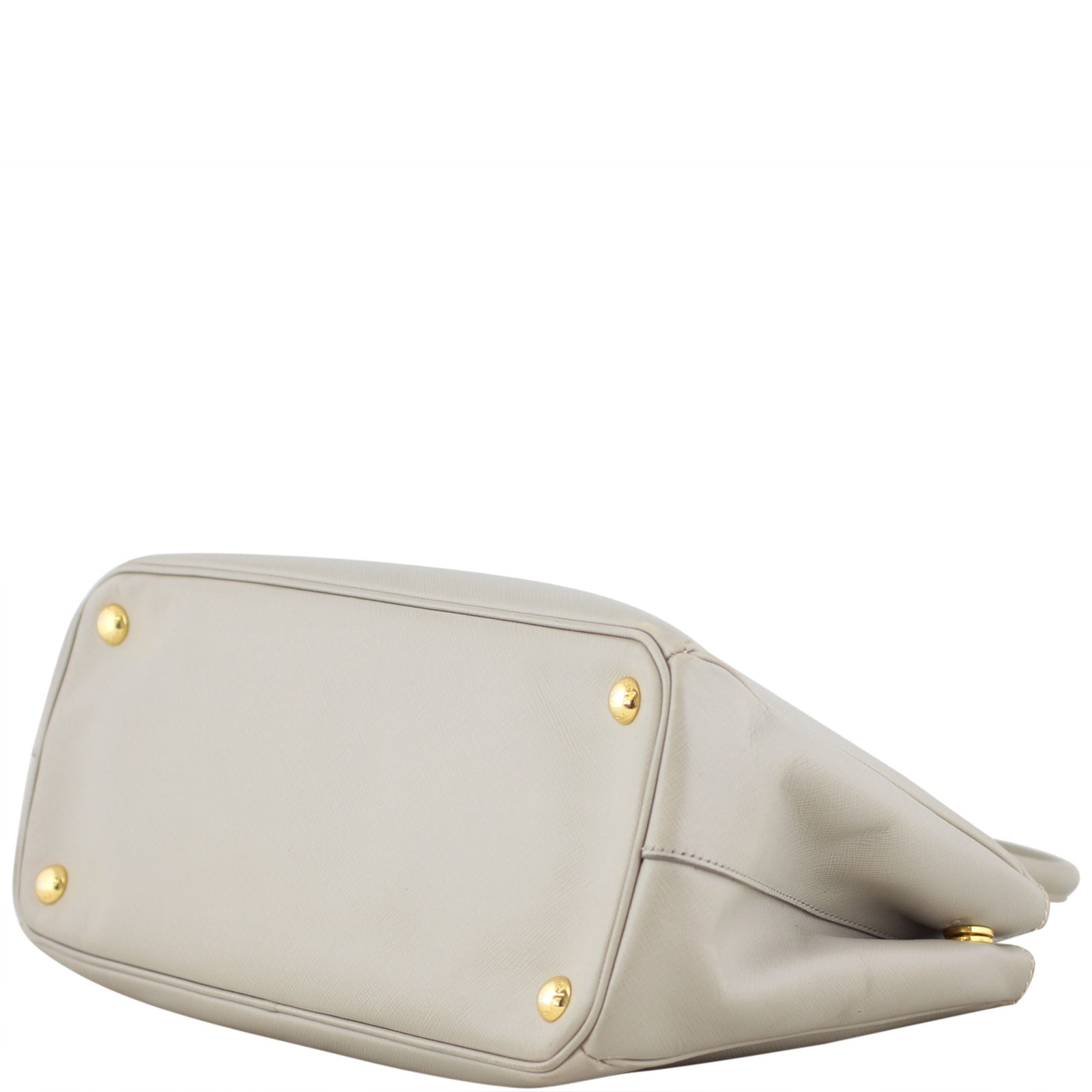 Prada Saffiano Lux Galleria Double Zip Tote Small Corner