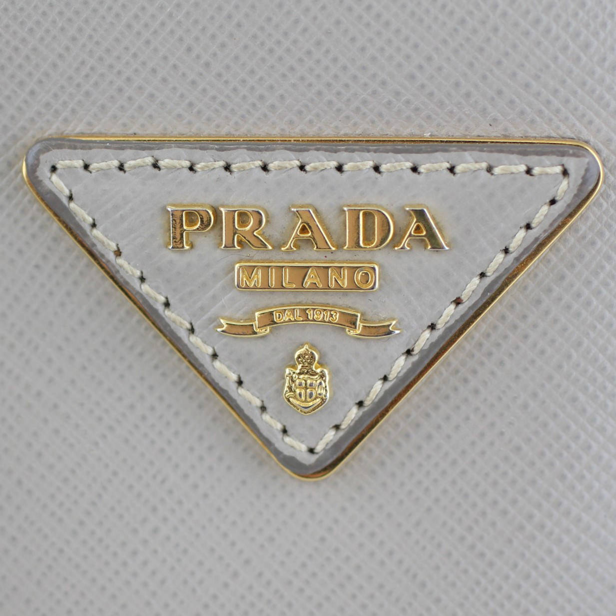 Prada Saffiano Lux Galleria Double Zip Tote Small Exterior