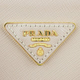 Prada Saffiano Lux Galleria Double Zip Tote Small Logo