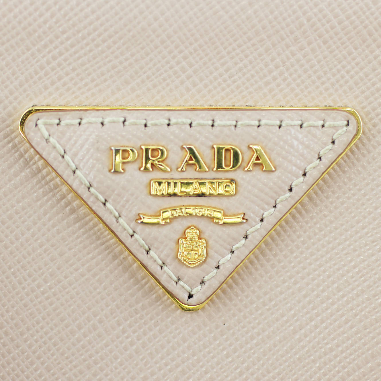 Prada Saffiano Lux Galleria Double Zip Tote Small Logo