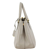 Prada Saffiano Lux Galleria Double Zip Tote Small Left