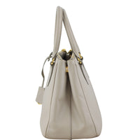 Prada Saffiano Lux Galleria Double Zip Tote Small Left