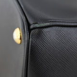 Prada Saffiano Lux Galleria Double Zip Tote Small Lining