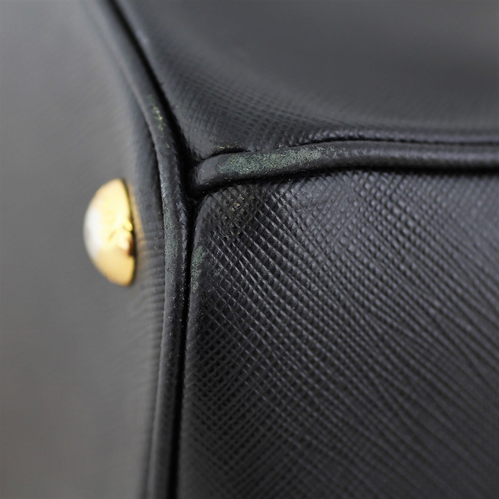 Prada Saffiano Lux Galleria Double Zip Tote Small Lining