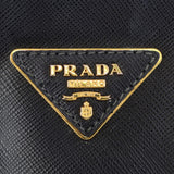 Prada Saffiano Lux Galleria Double Zip Tote Small Logo