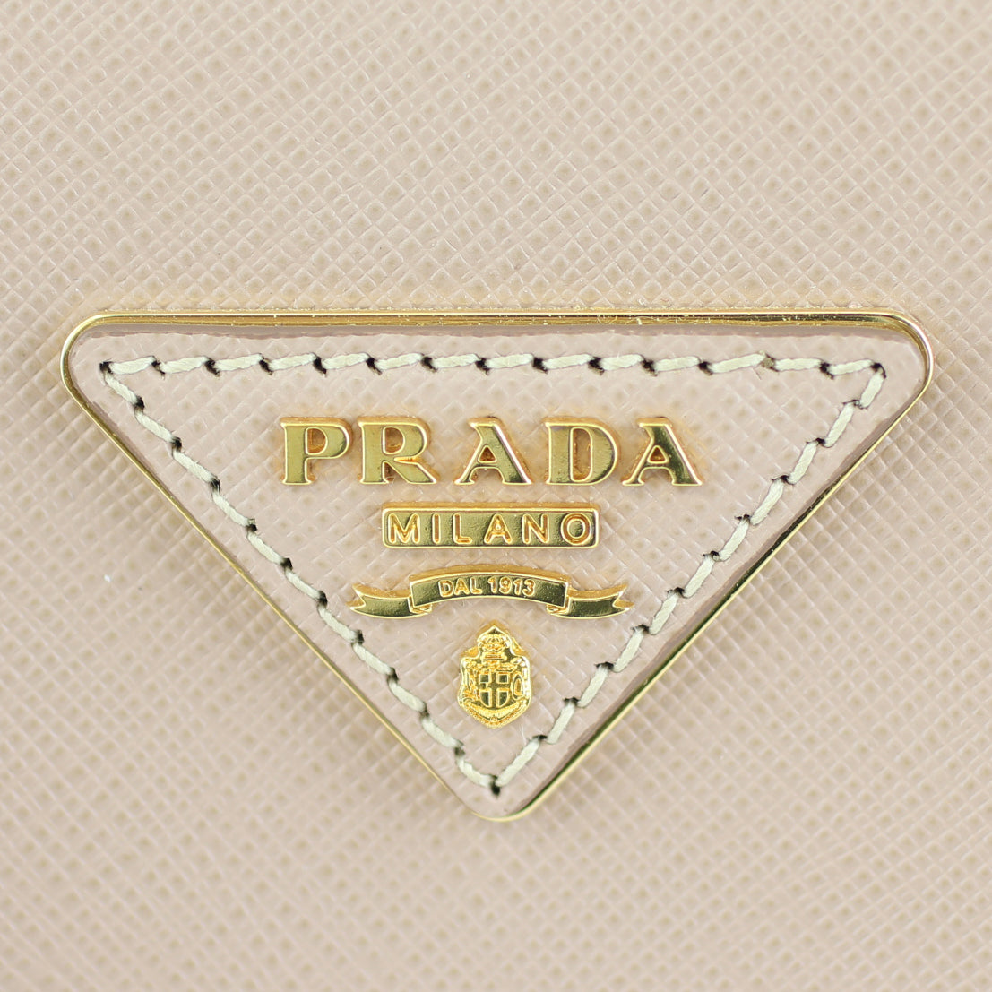 Prada Saffiano Lux Galleria Double Zip Tote Small Logo