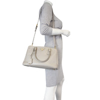 Prada Saffiano Lux Galleria Double Zip Tote Small Mannequin