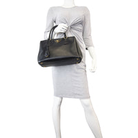 Prada Saffiano Lux Galleria Double Zip Tote Small Mannequin