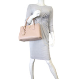 Prada Saffiano Lux Galleria Double Zip Tote Small Mannequin