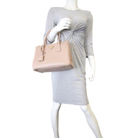 Prada Saffiano Lux Galleria Double Zip Tote Small Mannequin