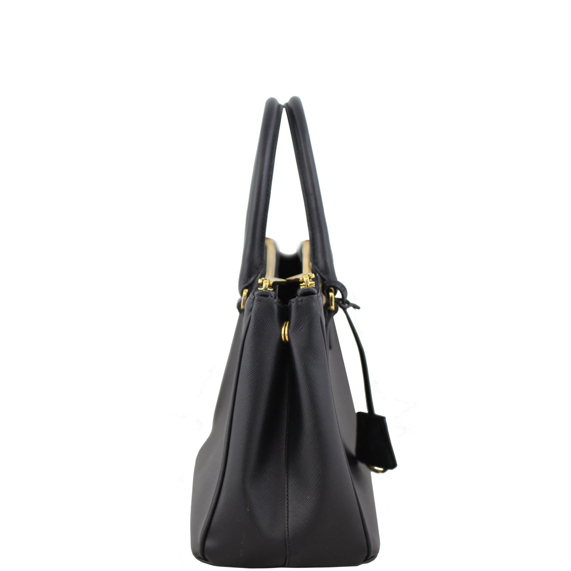 Prada Saffiano Lux Galleria Double Zip Tote Small Right