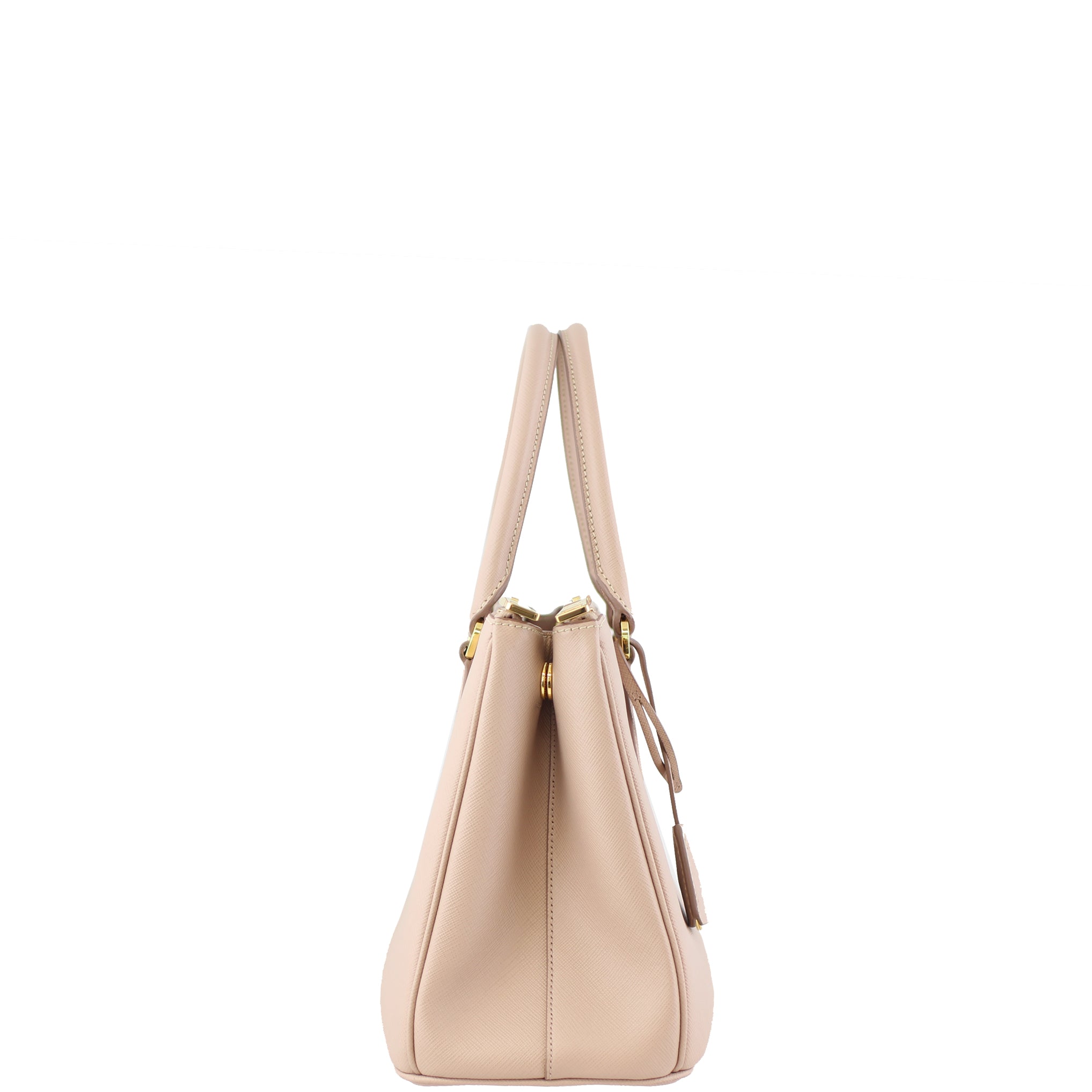 Prada Saffiano Lux Galleria Double Zip Tote Small Right