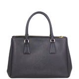 Prada Saffiano Lux Galleria Double Zip Tote Small Back