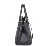 Prada Saffiano Lux Galleria Double Zip Tote Small Side