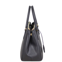 Prada Saffiano Lux Galleria Double Zip Tote Small Side