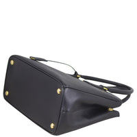 Prada Saffiano Lux Galleria Double Zip Tote Small Corner