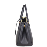 Prada Saffiano Lux Galleria Double Zip Tote Small Side