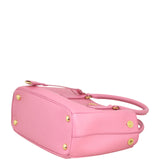 Prada Saffiano Lux Galleria Double Zip Tote Small Corner