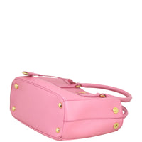 Prada Saffiano Lux Galleria Double Zip Tote Small Corner