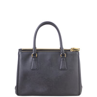 Prada Saffiano Lux Galleria Double Zip Tote Small Back