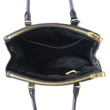 Prada Saffiano Lux Galleria Double Zip Tote Small Whole interior