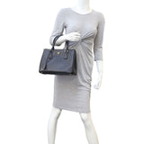 Prada Saffiano Lux Galleria Double Zip Tote Small Mannequin
